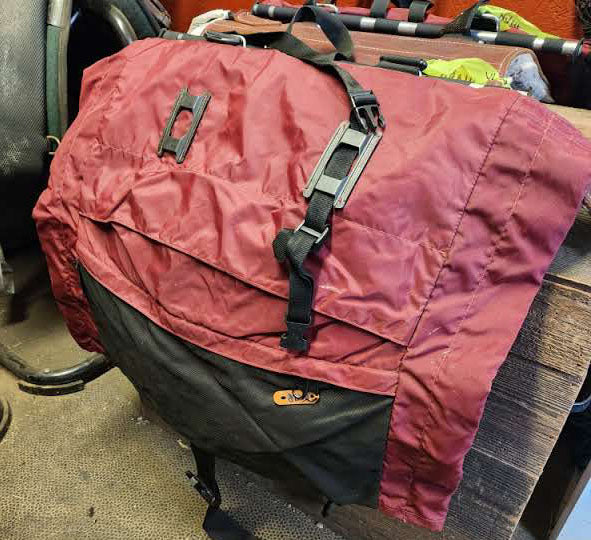 Ollie Llama Pack System Burgundy Rocky Mountain Llamas
