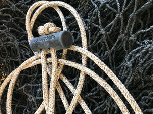 ropes around a hay net